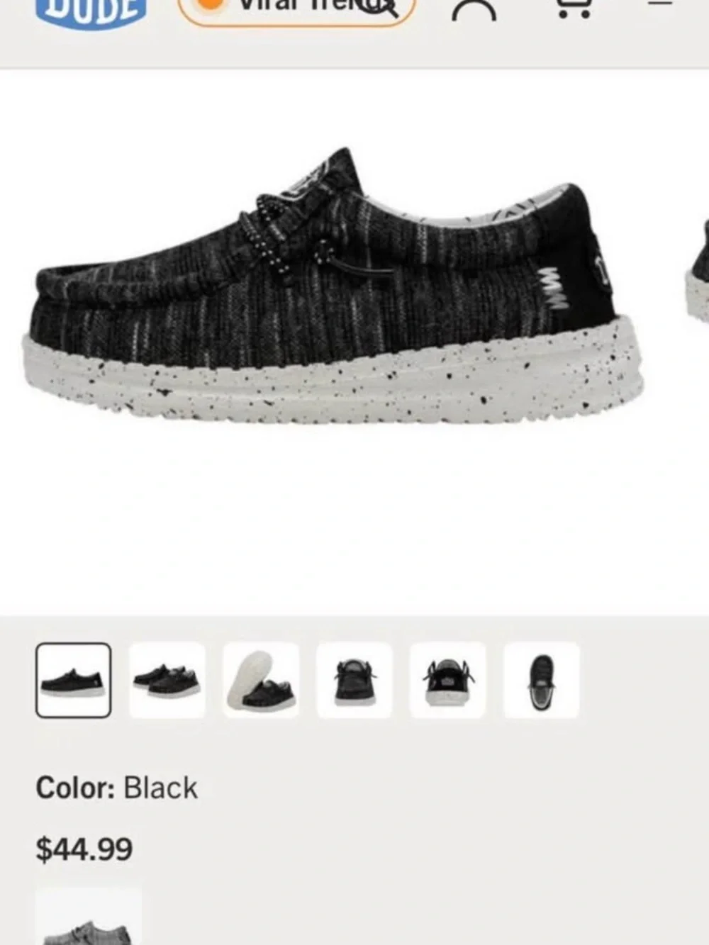 Hey Dudes Kids size 6